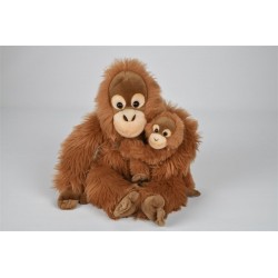 Małpa orangutan z małym 25cm